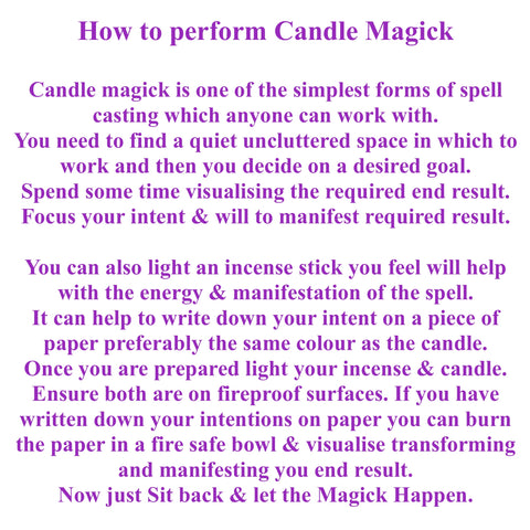 White Spell Candles for Happiness