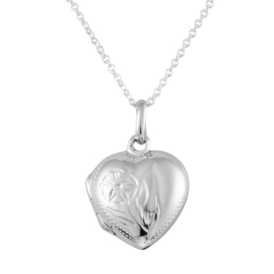 Pretty 925 Silver Opening Heart Locket