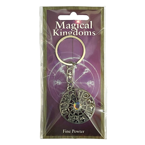 Pewter Zodiac Keyring