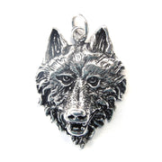 Large Wolf Head Pendant.