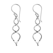 Stunning Silver Swirl Earrings