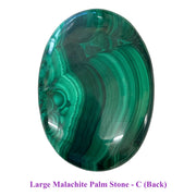 Large Malachite Palm Stones