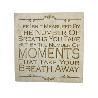 Life Inspirational Marble Plaque