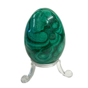 Malachite Crystal Egg - 2 1/2"