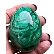 Malachite Crystal Egg - 2 1/2"