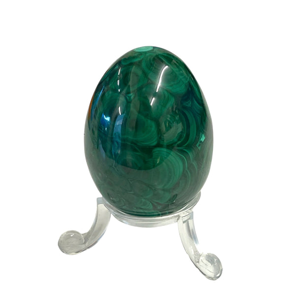 Malachite Crystal Egg - 2 1/4"