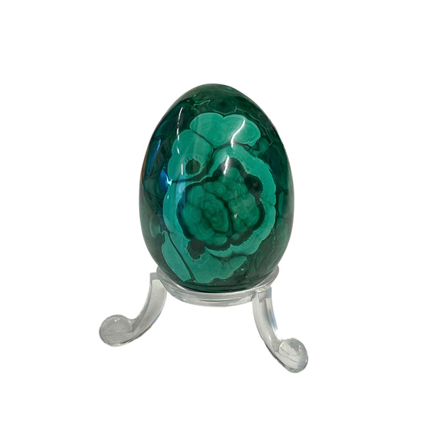 Malachite Crystal Egg - 2 1/4"