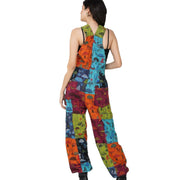 Unisex Patch Mushroom Dungarees Multi Coloured