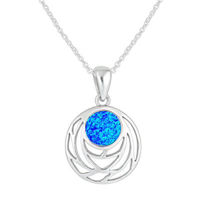 Pretty Opal Stylized Pendant