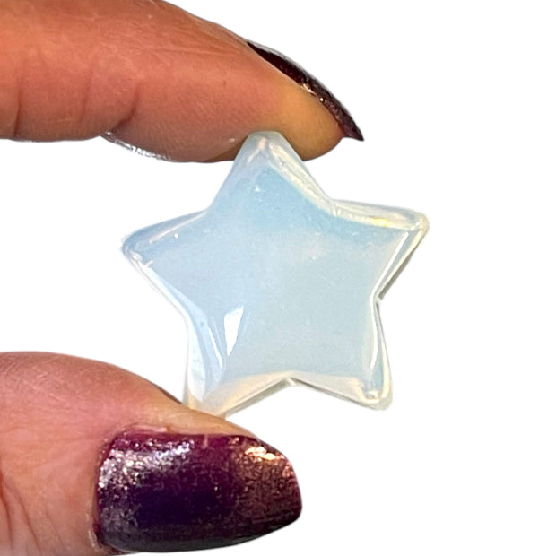 Dainty Opalite Crystal Stars - 3cm