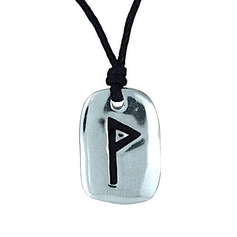 Pewter Rune Necklace 2