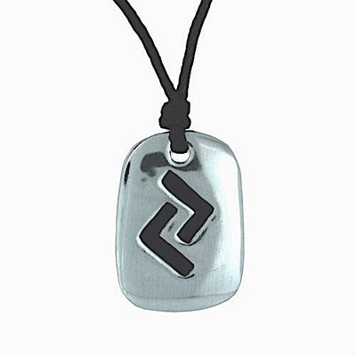 Pewter Rune Necklace 8