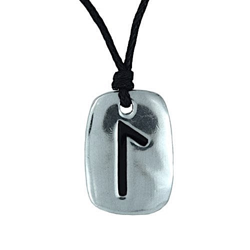 Pewter Rune Necklace 9