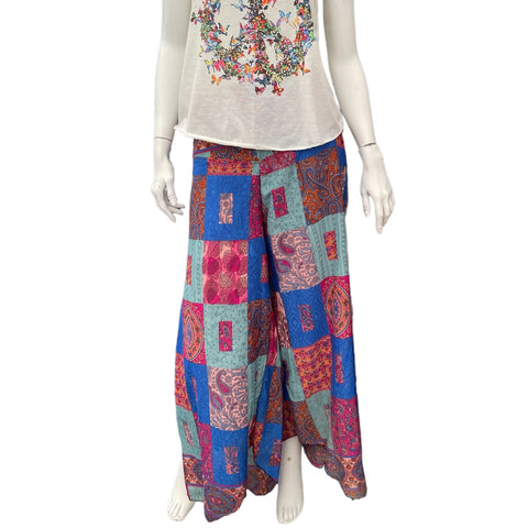 Blue & Pink Patchwork Trousers