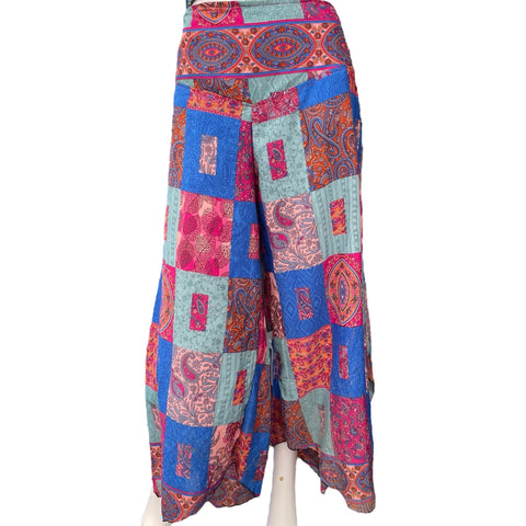 Blue & Pink Patchwork Trousers