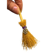 Pentagram Mini Magick Broomstick - Cleanses Negativity & Bring Good Luck