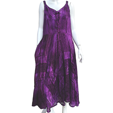 Purple Tye Dye Dress