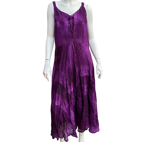 Purple Tye Dye Dress