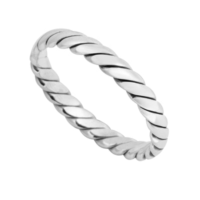 Beautiful Interwoven Silver  Ring