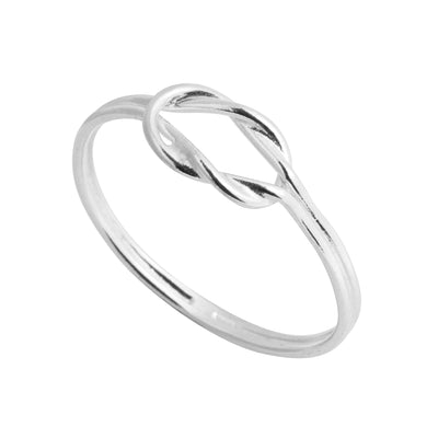 Silver Infinity Knot Ring