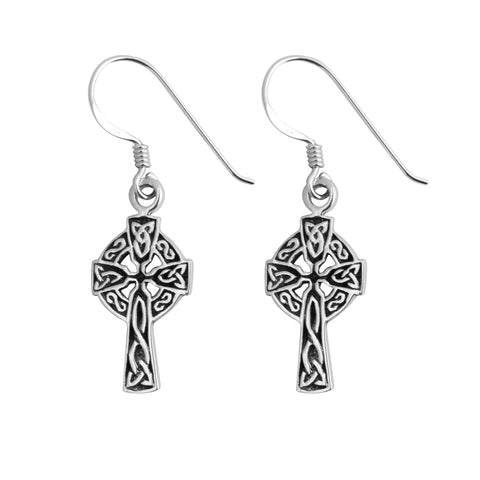 Lovely Celtic Cross Earrings