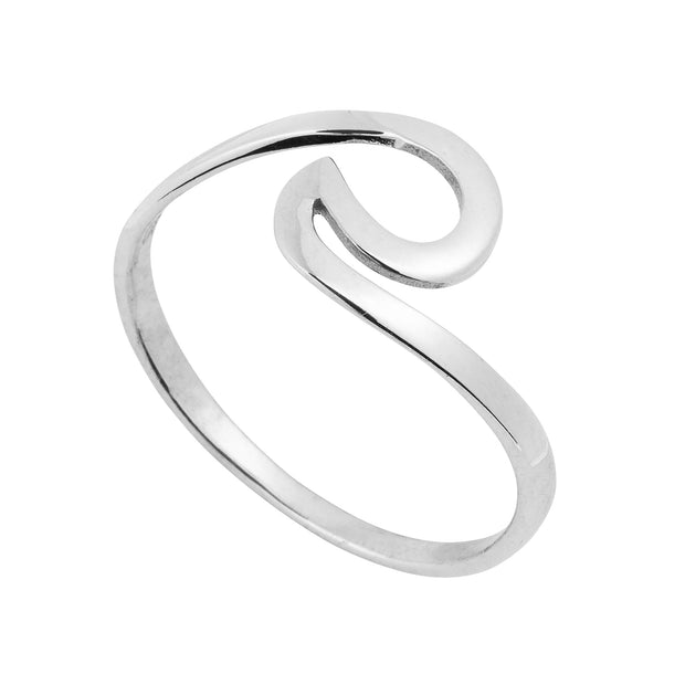 Beautiful Silver Wave Ring