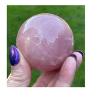 Rose Quartz Crystal Ball