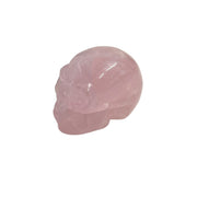 Rose Quartz Crystal Skull 2"
