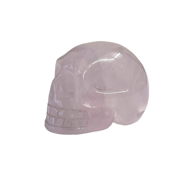 Rose Quartz Crystal Skull 2 1/4"