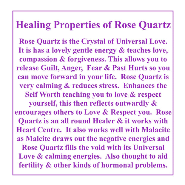Rose Quartz Chakra Pendulum