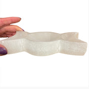 Selenite Triple Moon Cleansing & Charging  Dish