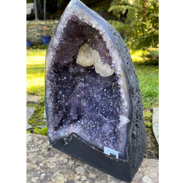 Beautiful Amethyst Cathedral / Church Geode - 9" High