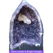 Beautiful Amethyst Cathedral / Church Geode - 9" High