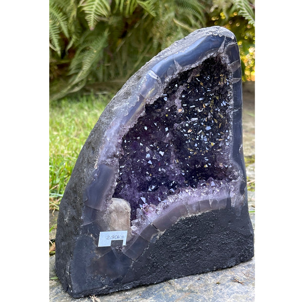 Beautiful Brazilian Amethyst Cathedral / Church Geode