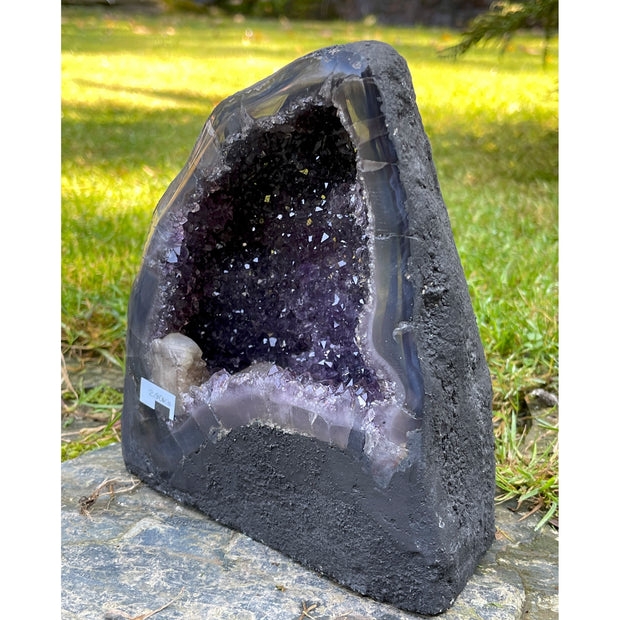 Beautiful Brazilian Amethyst Cathedral / Church Geode