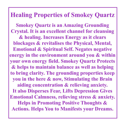 Large Smokey Quartz Point Cluster