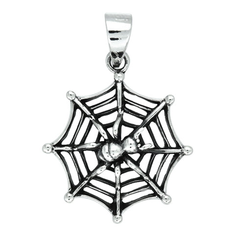 Spider in Web Pendant