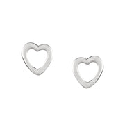 Beautiful Open Heart Studs