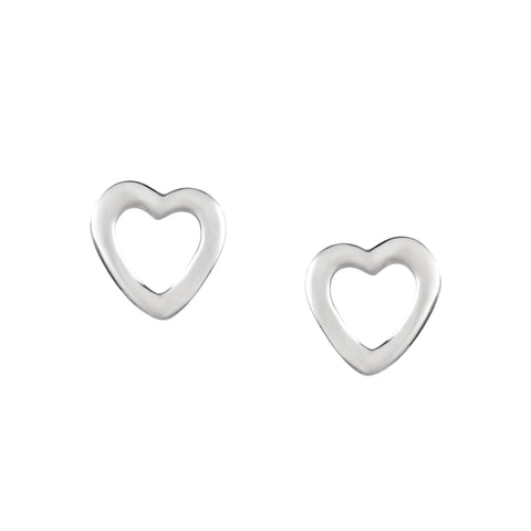 Beautiful Open Heart Studs