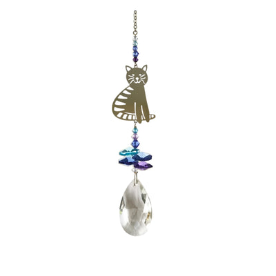 Swarovski Sitting Cat Sun Catcher