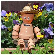 Hand Crafted Terracotta Flowerpot Man