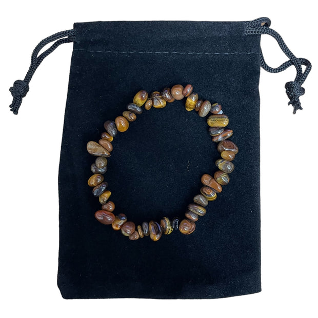 Tigers Eye Chip Bracelet