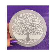 Selenite Tree of Life Charging Plate