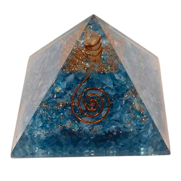 Turquoise Reiki Healing Pyramid
