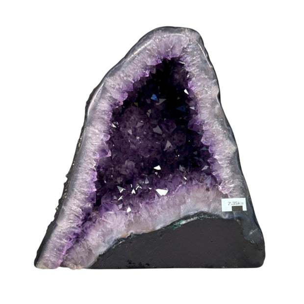 Beautiful Uruguayan Amethyst Cathedral / Church Geode - 9" High