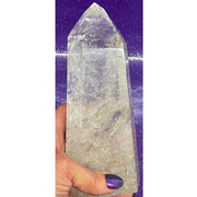 X Large Rainbow Filled Clear Quartz Generator