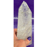 X Large Rainbow Filled Clear Quartz Generator