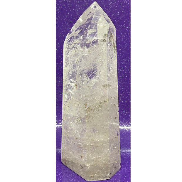 X Large Rainbow Filled Clear Quartz Generator