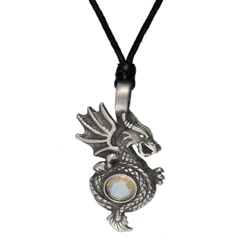 Pewter Dragon Necklace 44