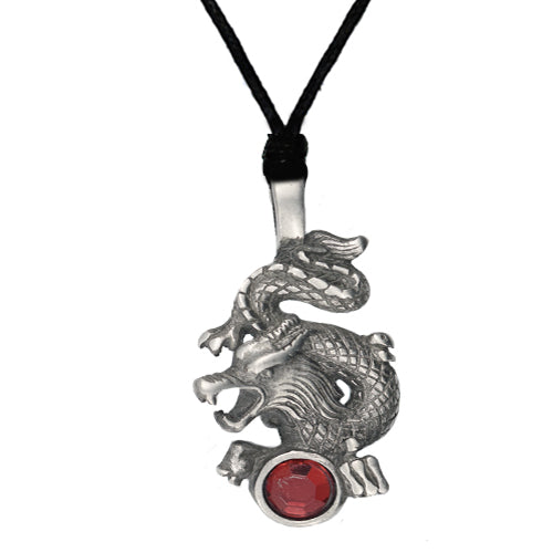 Pewter Dragon Necklace 45